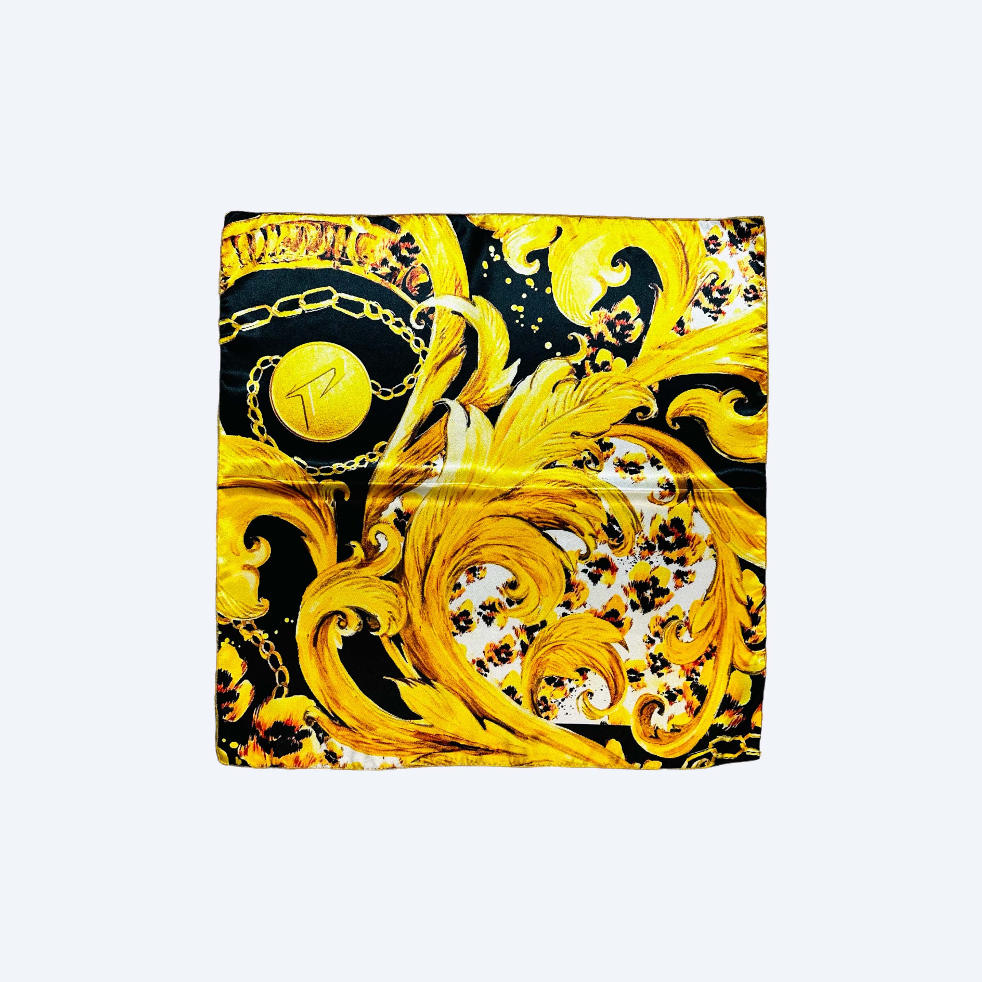 SILK PANGA GOLD SCARF