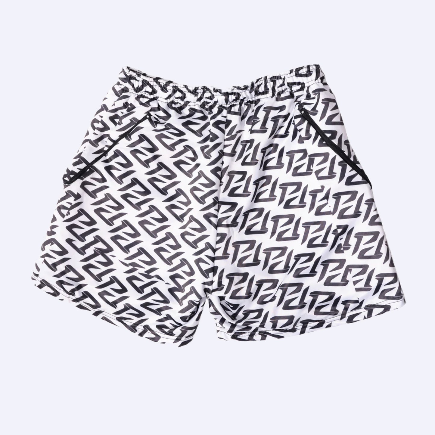 SILK MONOGRAM SHORTS