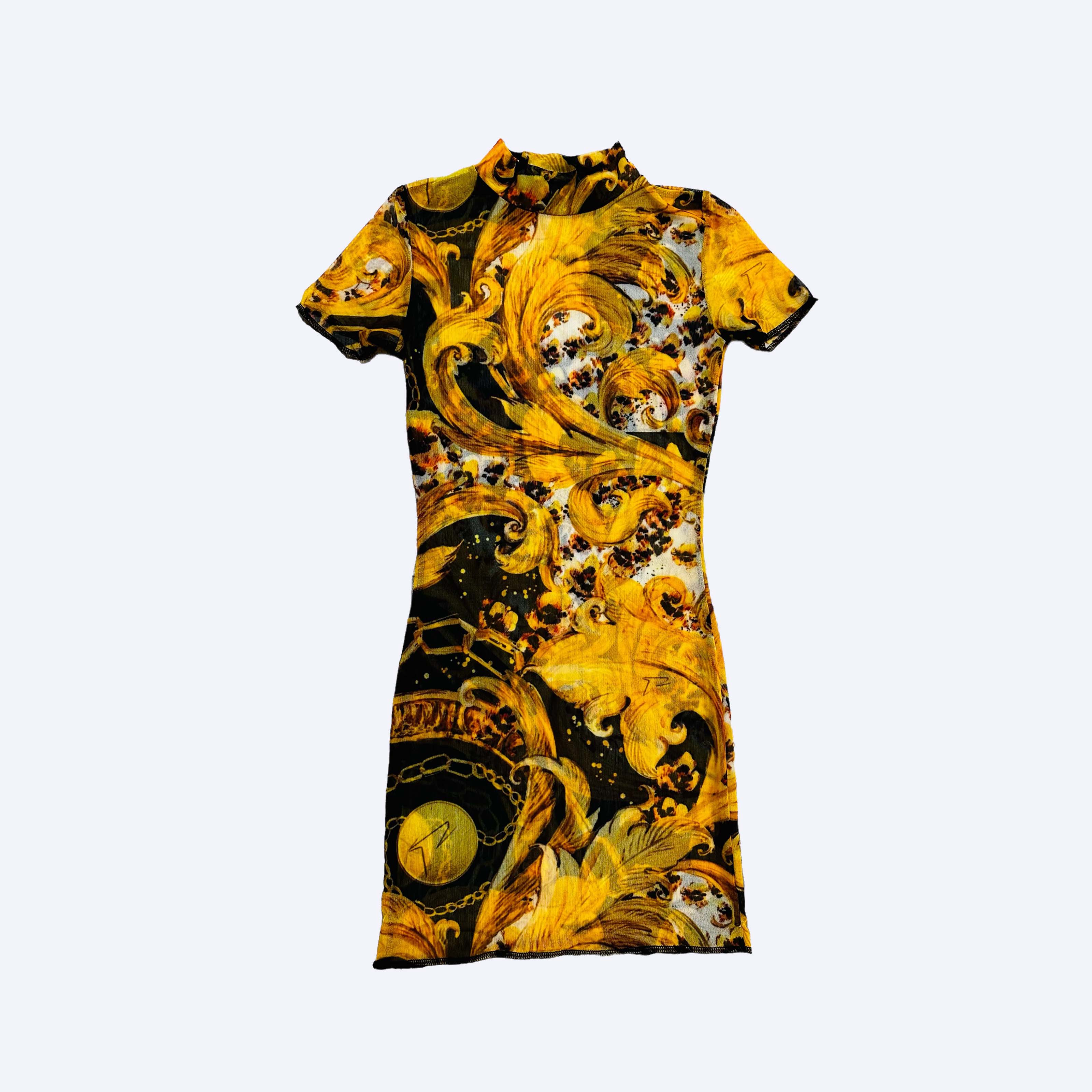 PANGA GOLD MESH DRESS