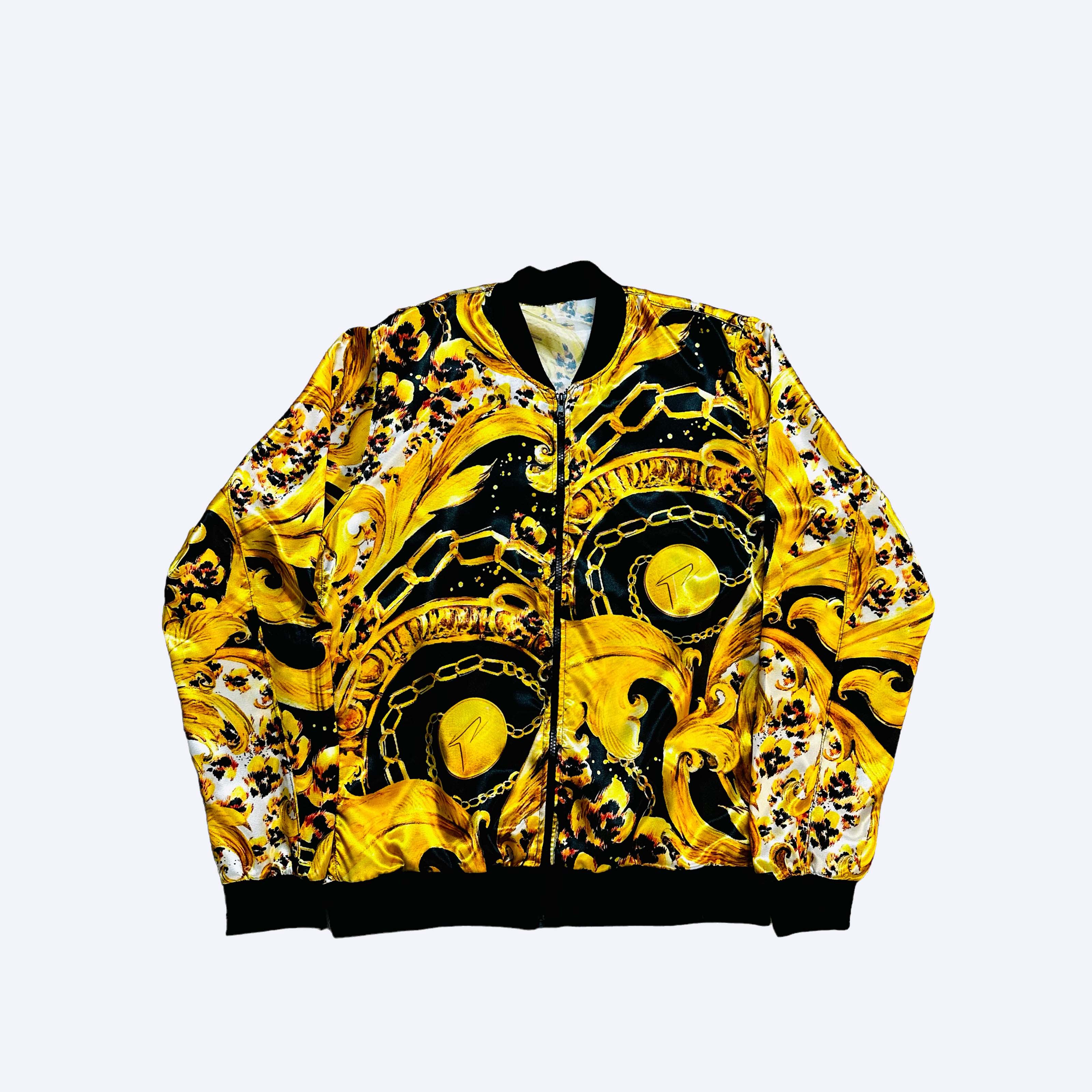 SILK PANGA GOLD BOMBER JACKET