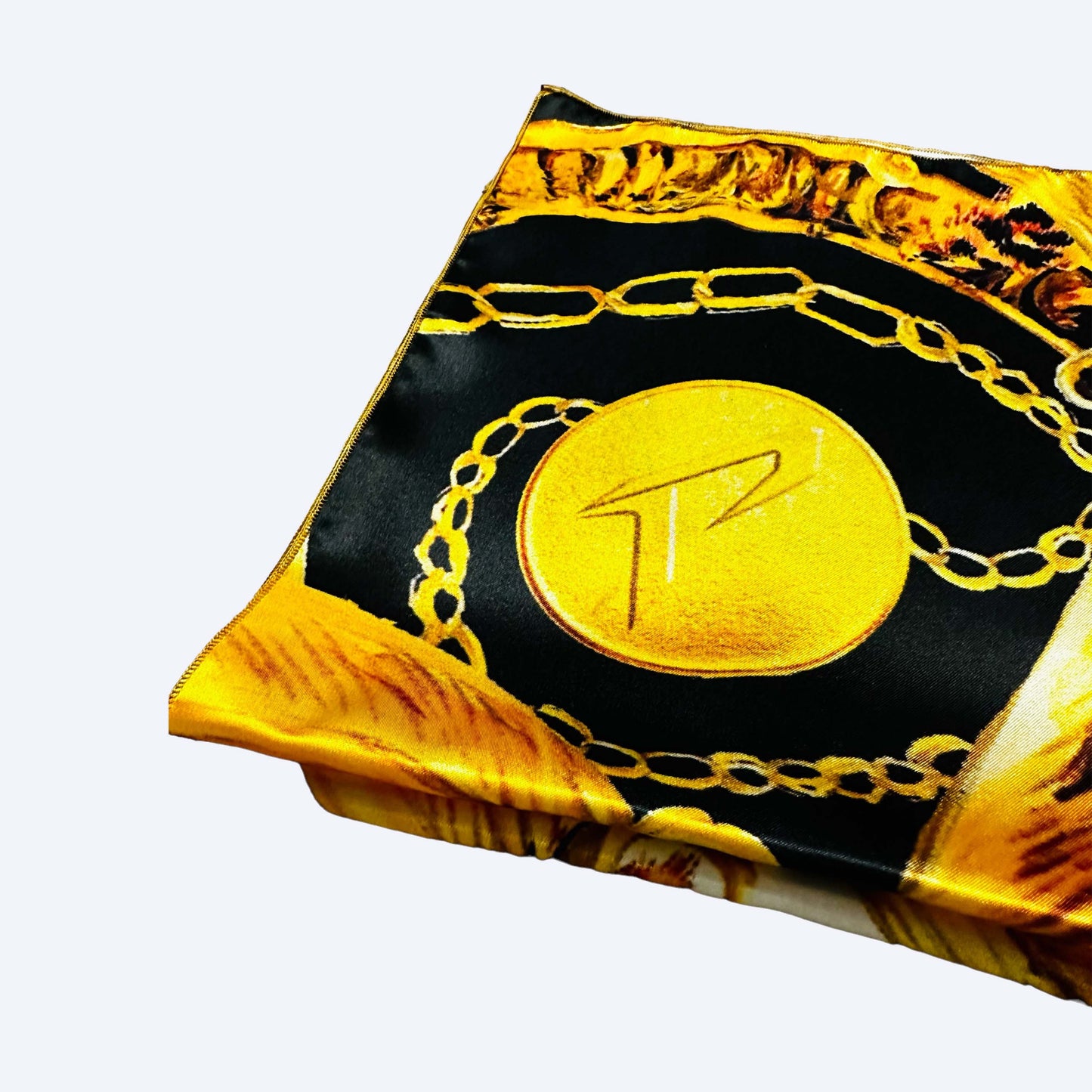 SILK PANGA GOLD SCARF